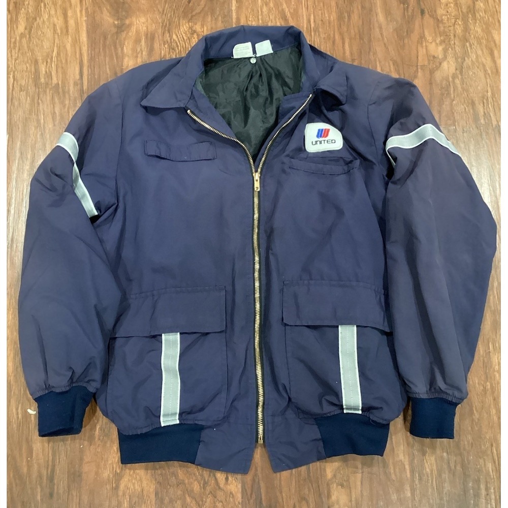 United Arlines Vintage Unitog Employee Member Jacket Coat Pilot Made in USA 40